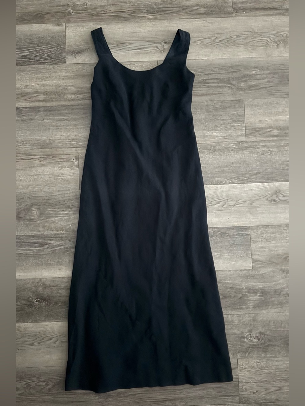 Country Road Black Scoop Neck Tank Maxi Column Dress Size US2 AUS  6